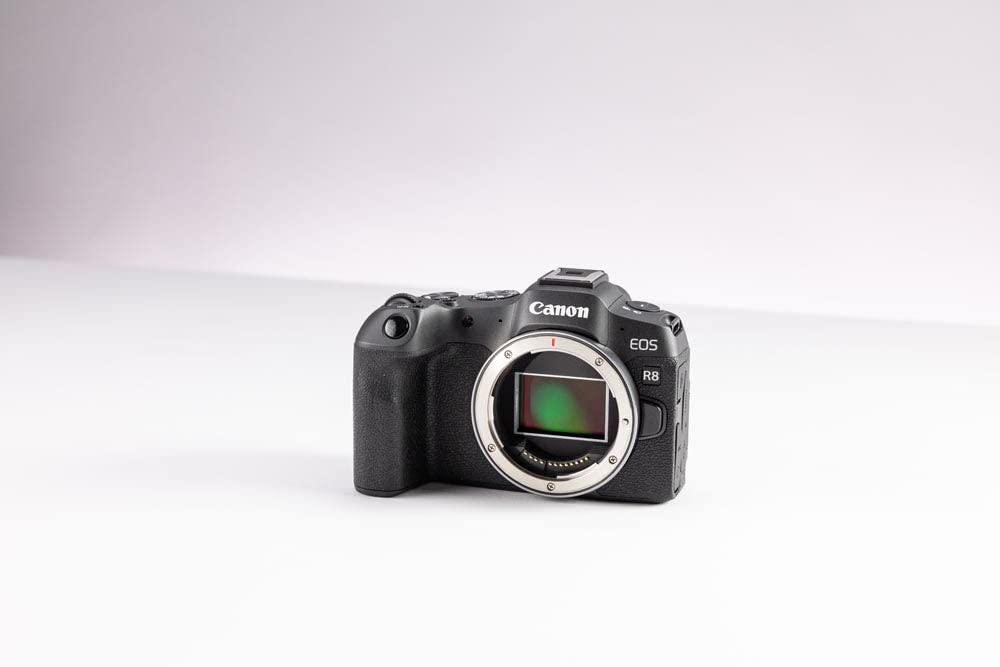 Canon EOS R8 Full-Frame 24.2 MP Mirrorless Camera Body  4K Full HD Video Recording  (Black