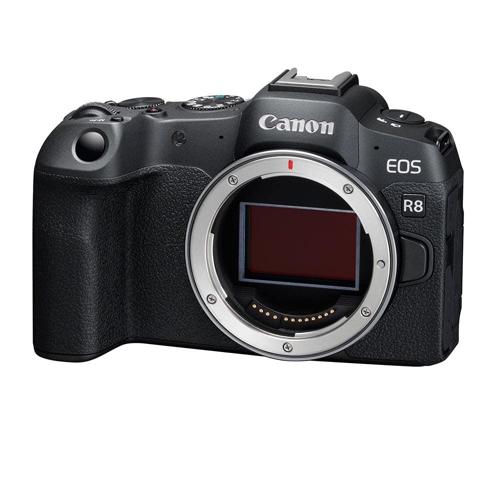 Canon EOS R8 Full-Frame 24.2 MP Mirrorless Camera Body  4K Full HD Video Recording  (Black