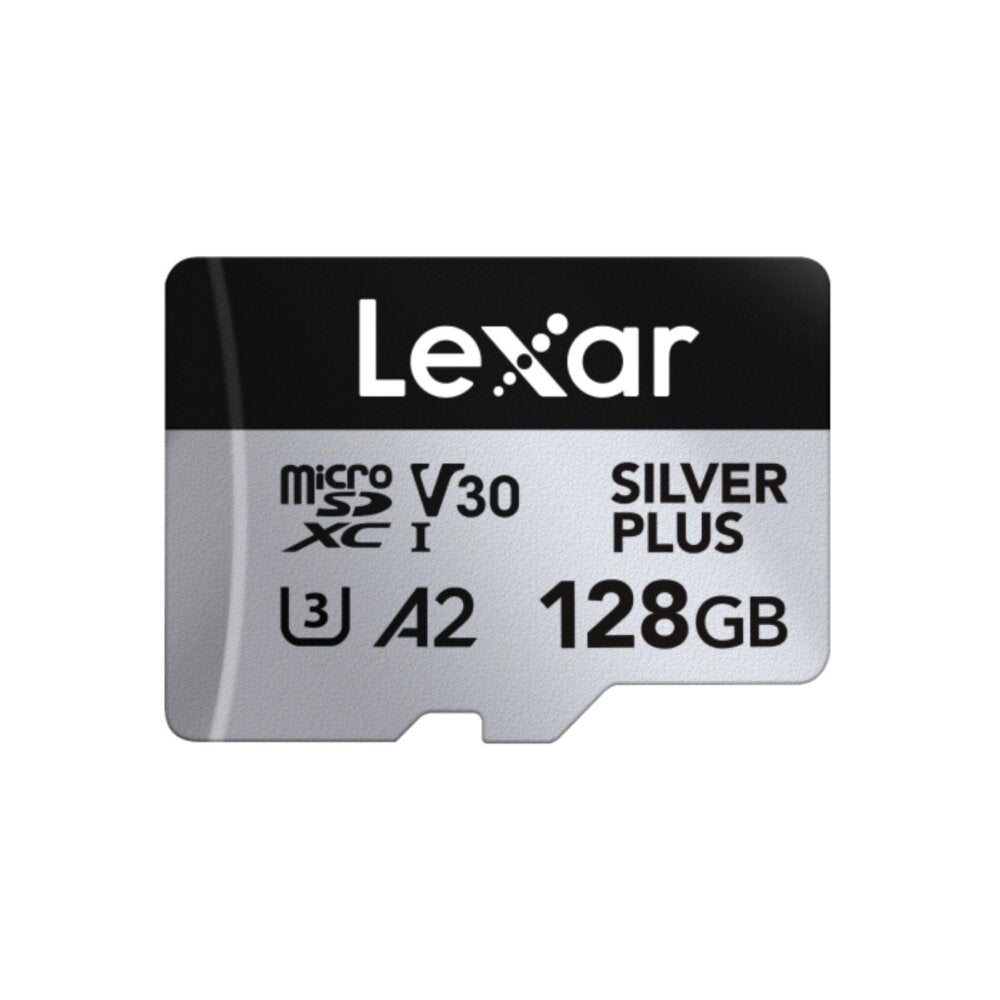 Lexar 128GB MicroSD Silver Plus Memory Card