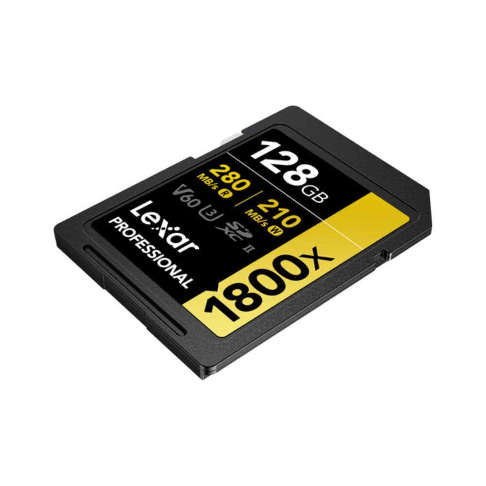 Lexar 128GB SDXC UHS-II v60 1800x Memory Card