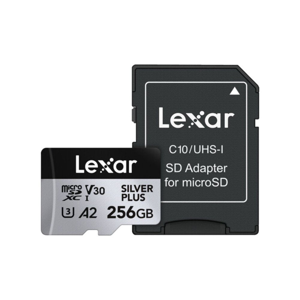 Lexar 256GB MicroSD Silver Plus Memory Card