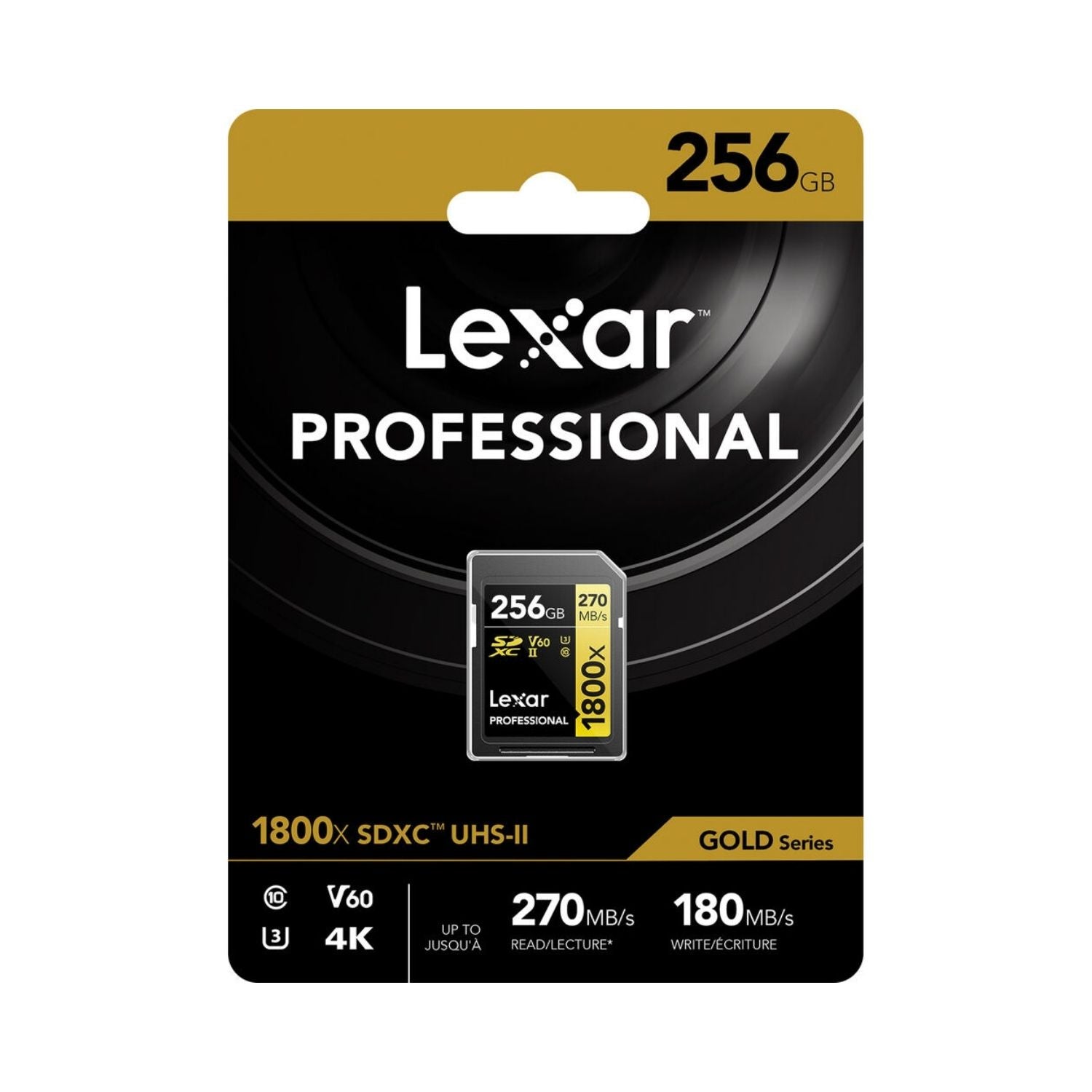 Lexar 256GB SDXC UHS-II v60 1800x Memory Card