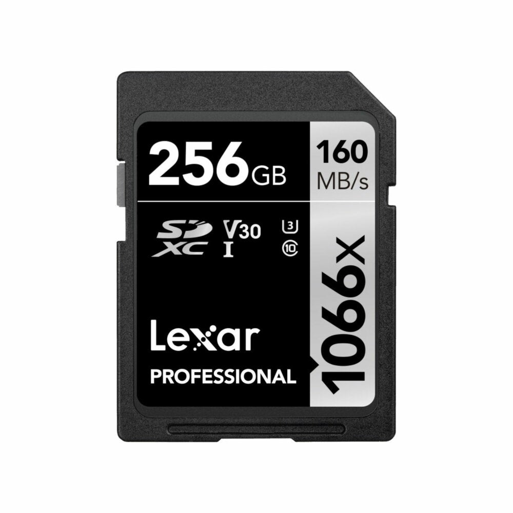 Lexar 256GB SDXC Uhs-I v30 1066x Memory Card