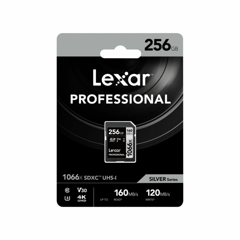 Lexar 256GB SDXC Uhs-I v30 1066x Memory Card