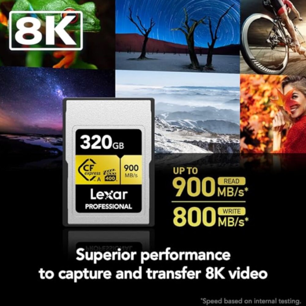Lexar 320GB CFexpress Type A Gold Series Card