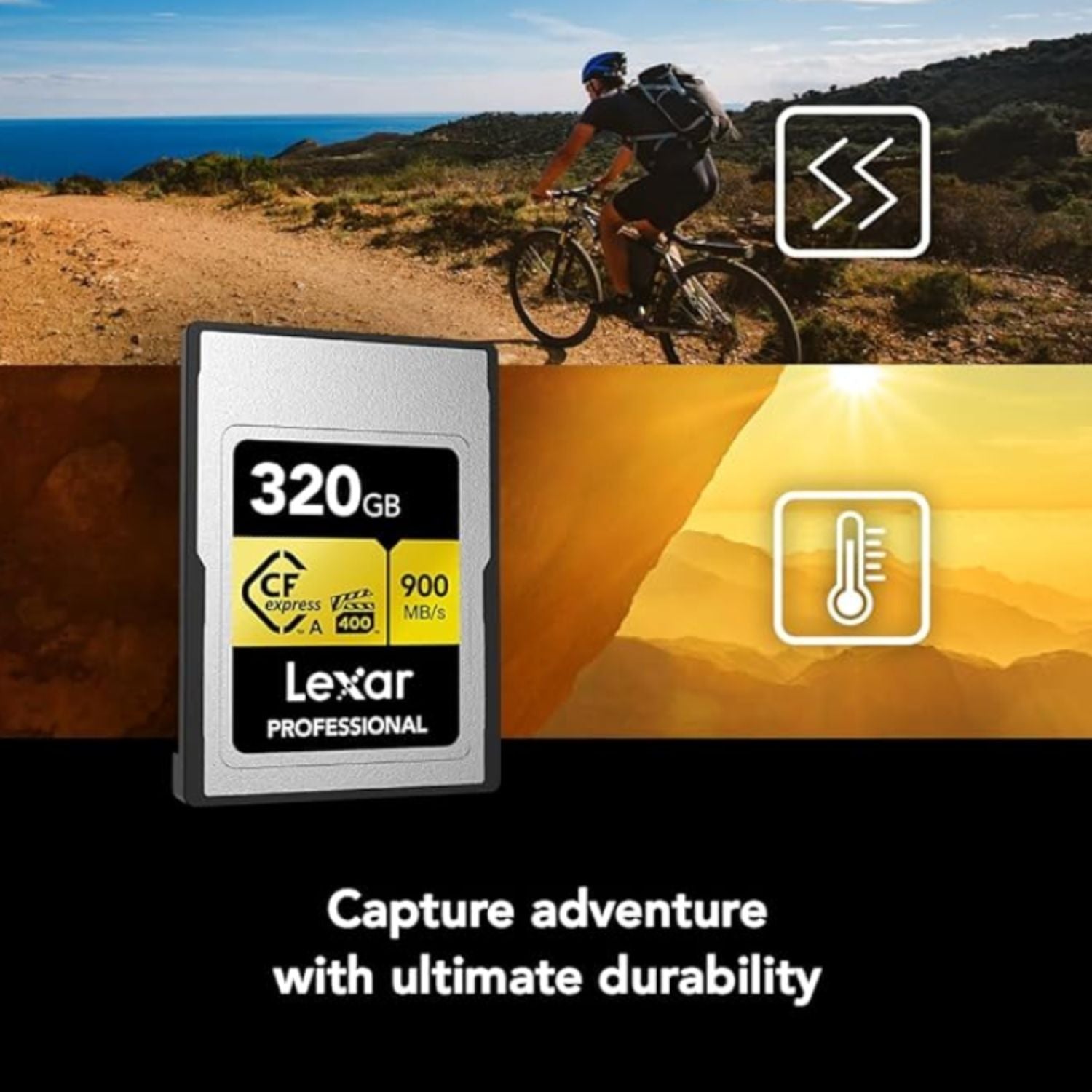Lexar 320GB CFexpress Type A Gold Series Card
