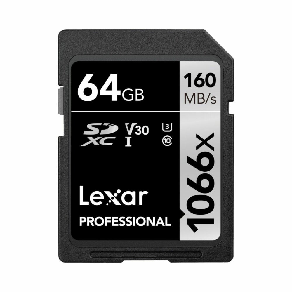 Lexar 64GB SDXC UHS-I v30 1066x Memory Card