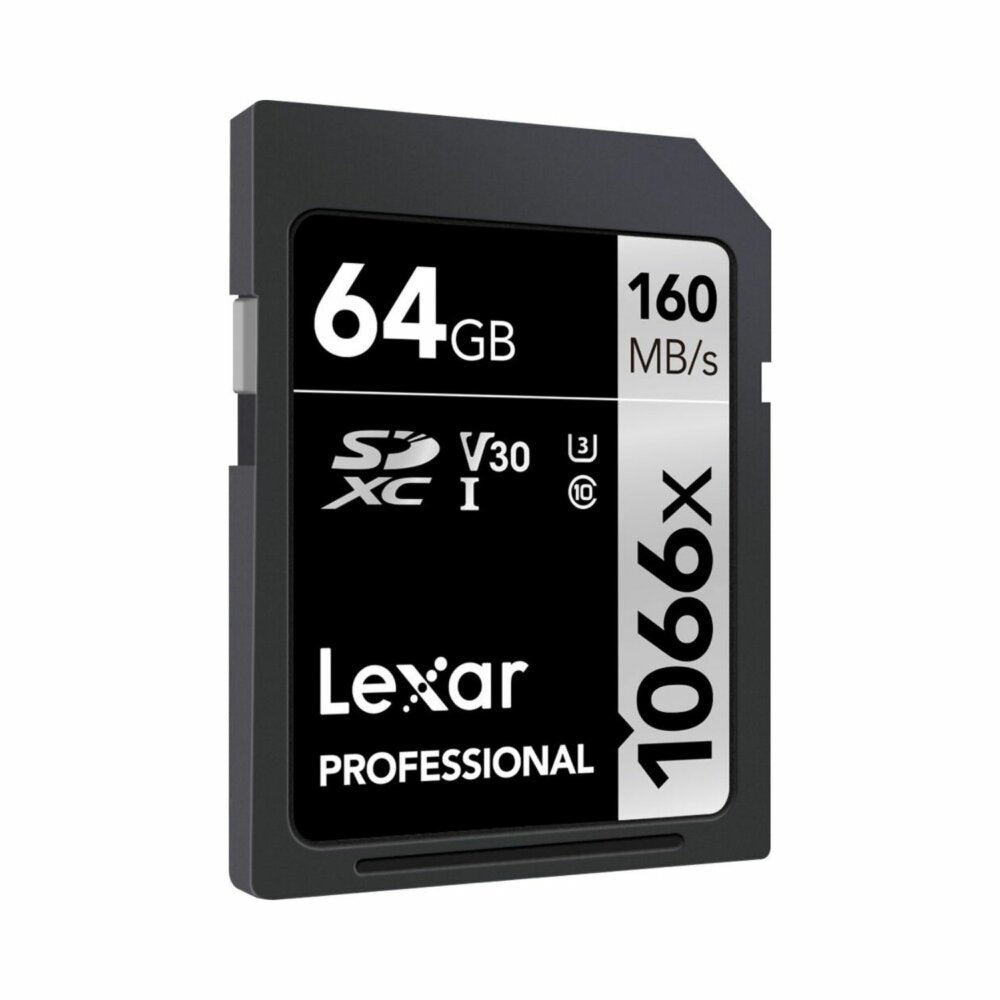 Lexar 64GB SDXC UHS-I v30 1066x Memory Card