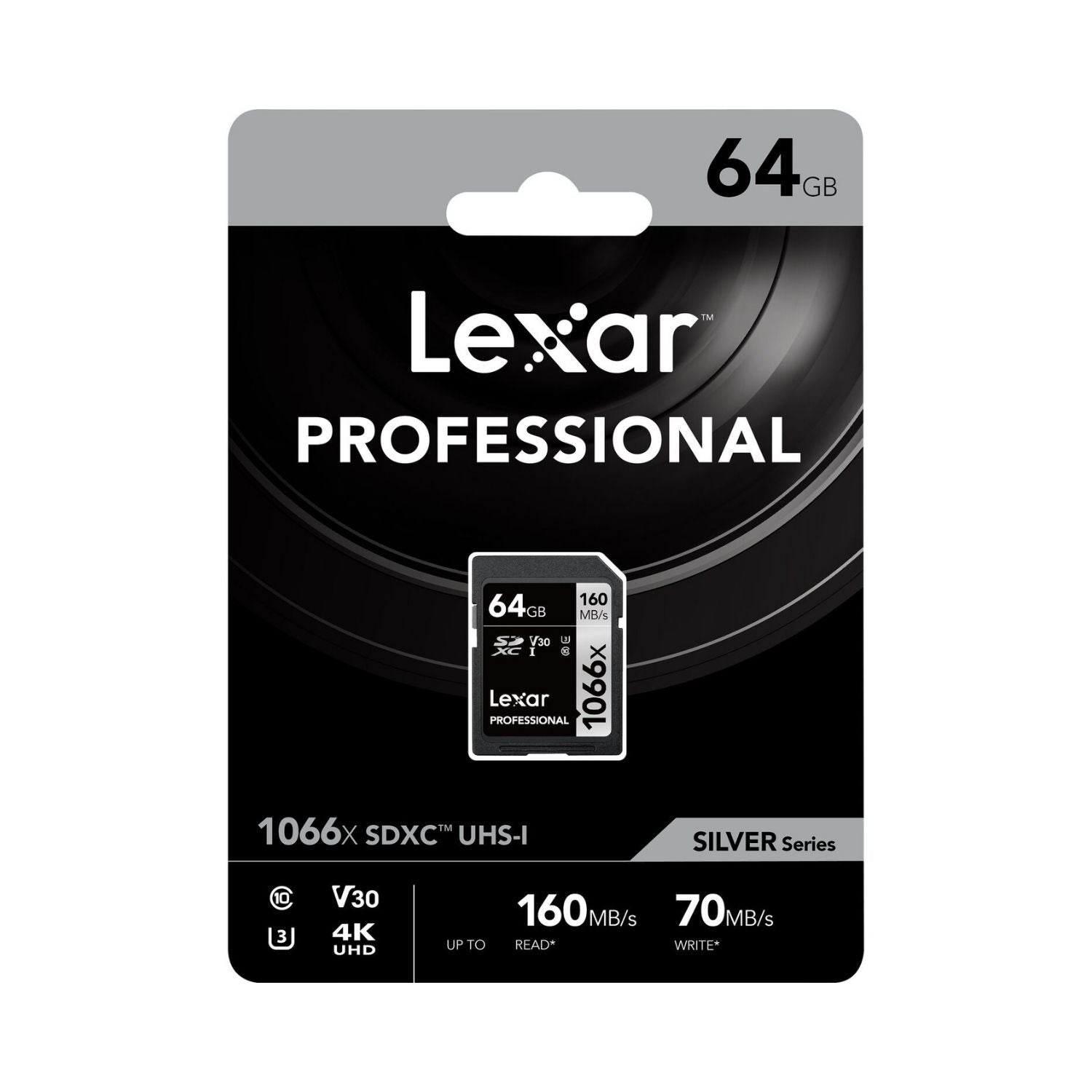 Lexar 64GB SDXC UHS-I v30 1066x Memory Card