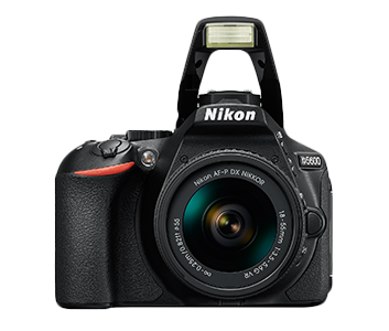 NIKON D5600 DSLR Camera Body with Single Lens: AF-P DX Nikkor 18-55 MM F/3.5-5.6G VR  (Black)