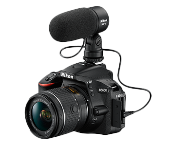 NIKON D5600 DSLR Camera Body with Single Lens: AF-P DX Nikkor 18-55 MM F/3.5-5.6G VR  (Black)