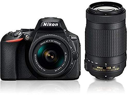NIKON D5600 DSLR Camera Body with Single Lens: AF-P DX Nikkor 18-55 MM F/3.5-5.6G VR  (Black)