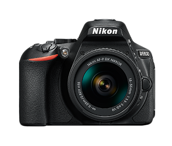 NIKON D5600 DSLR Camera Body with Single Lens: AF-P DX Nikkor 18-55 MM F/3.5-5.6G VR  (Black)