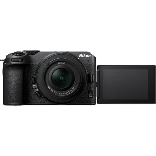 Nikon Z30 Kit with Z Dx 18-140Mm Lens,64Gb Uhs-I Sd Card,Bag,&Mh-32-Creator-Ready Digital Camera,Black