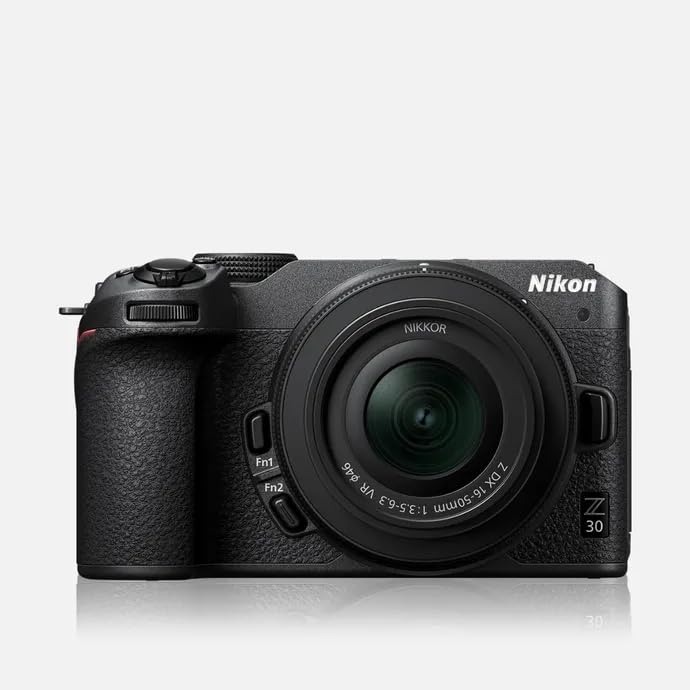 Nikon Z30 Kit with Z Dx 18-140Mm Lens,64Gb Uhs-I Sd Card,Bag,&Mh-32-Creator-Ready Digital Camera,Black