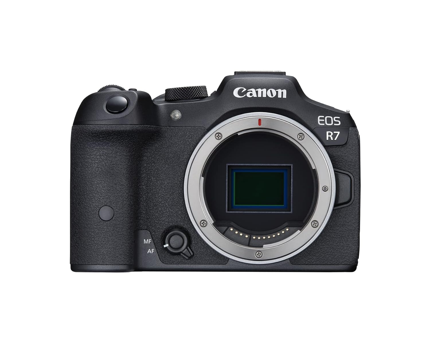 Canon EOS R7 32.5MP Mirrorless Camera Body  APS-C Sensor  4K Video Recording (Black)