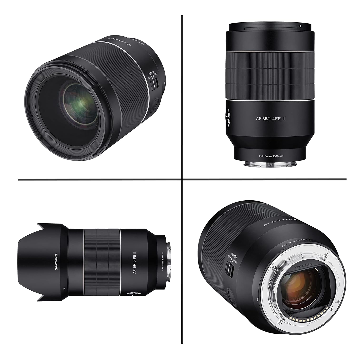 Samyang AF 35mm F1.4 FE II Sony E Autofocus Lens,23225 (Black)
