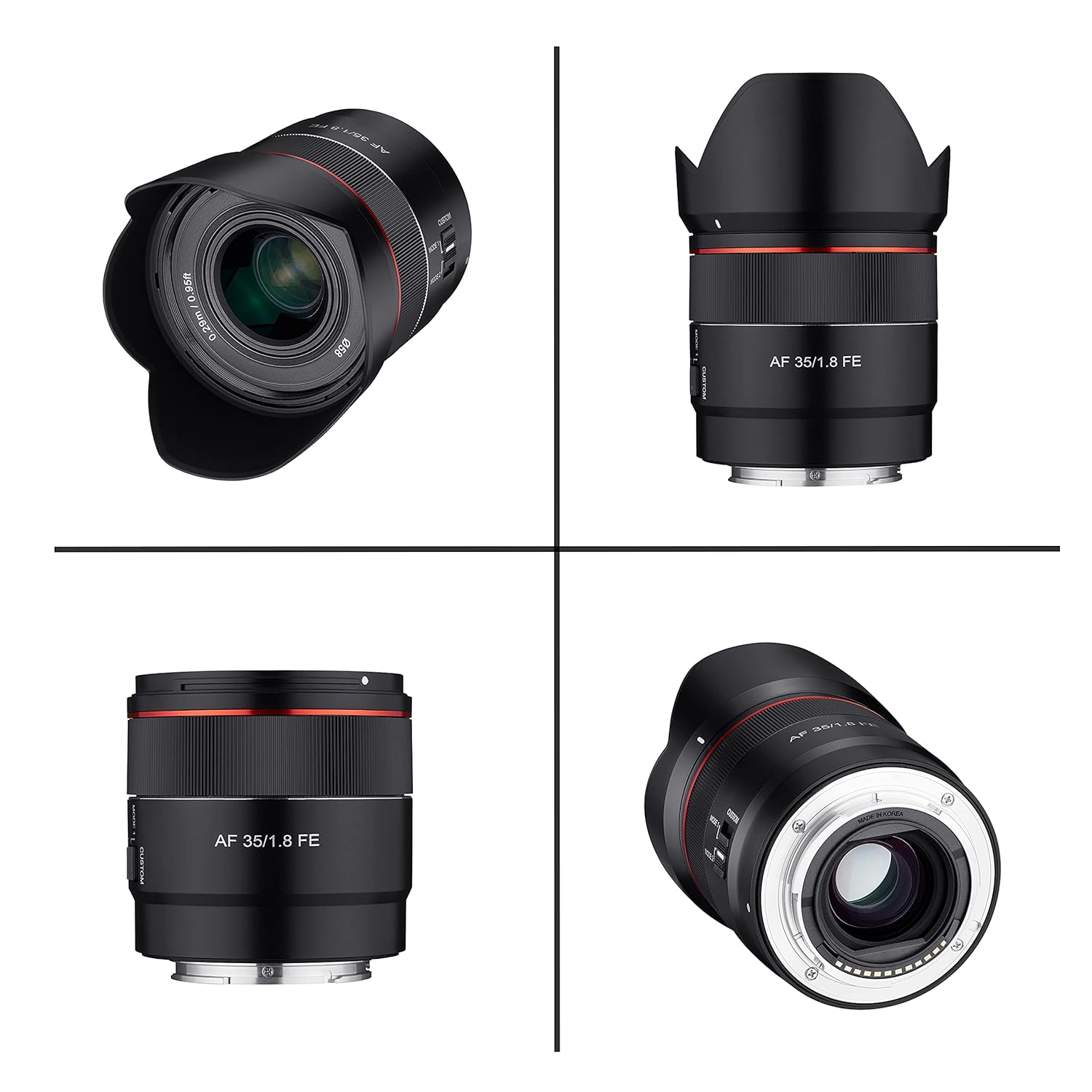 Samyang AF 35mm F1.8 Sony FE Auto Focus Lens (Black)