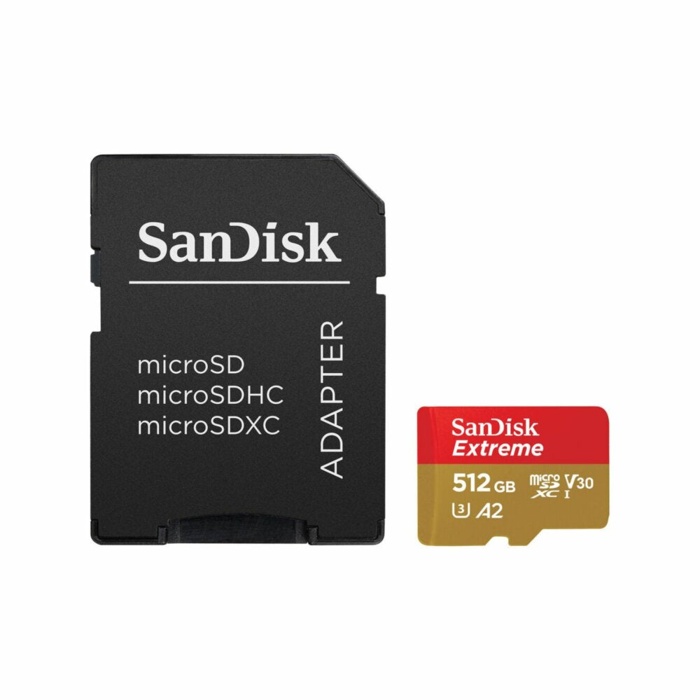 SanDisk 512GB MicroSD Extreme Memory Card (190mb/s)