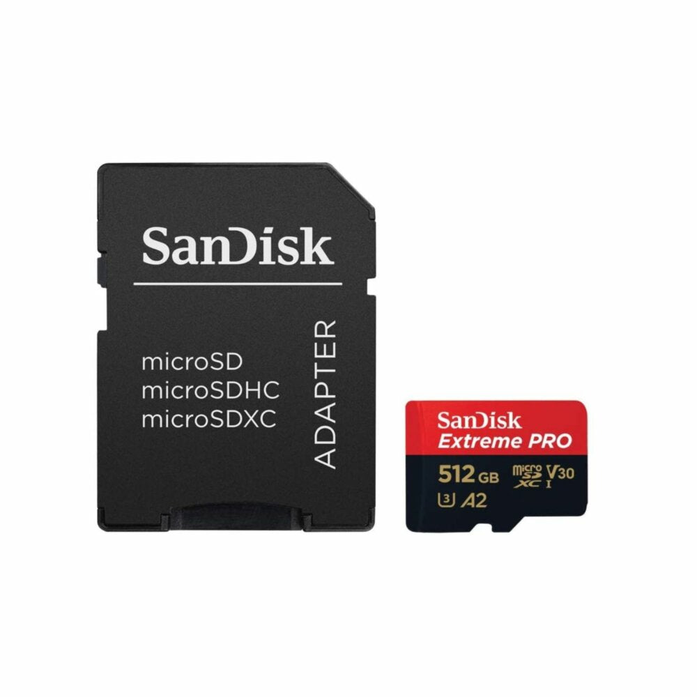 SanDisk 512GB MicroSD Extreme Pro Memory Card (200mb/s)