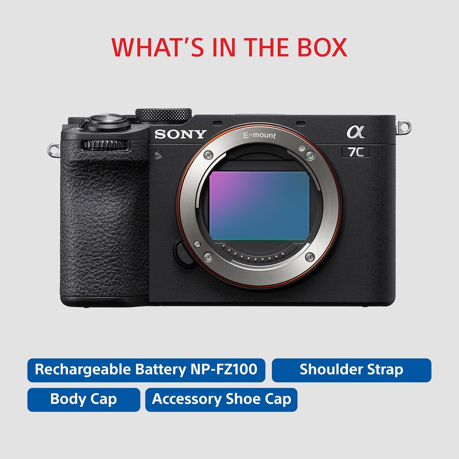 Sony Alpha ILCE-7CM2 Full-Frame Interchangeable-Lens Mirrorless vlog Camera (Body Only)