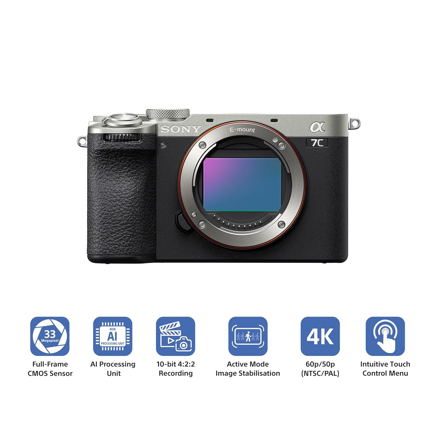Sony Alpha ILCE-7CM2 Full-Frame Interchangeable-Lens Mirrorless vlog Camera (Body Only)