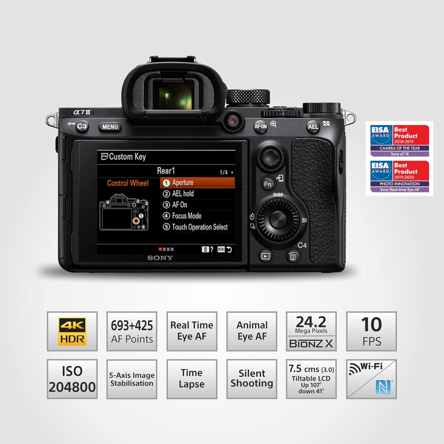 Sony Alpha ILCE-7M3K Full-Frame 24.2MP Mirrorless Digital SLR Camera with 28-70mm Zoom Lens