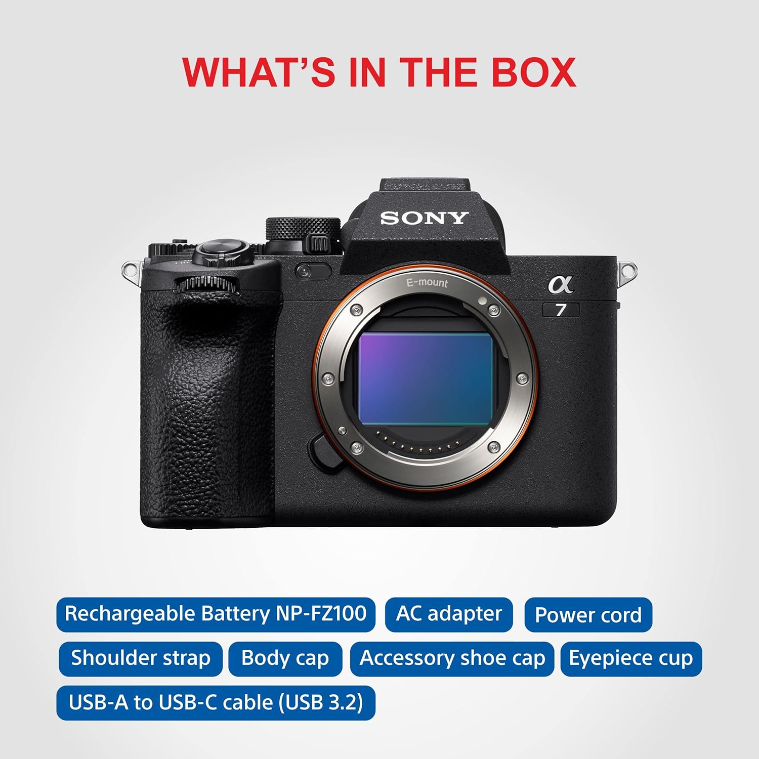 Sony Alpha ILCE-7M4 Full-Frame Hybrid Camera 33MP Interchangeable-Lens Mirrorless Camera Body