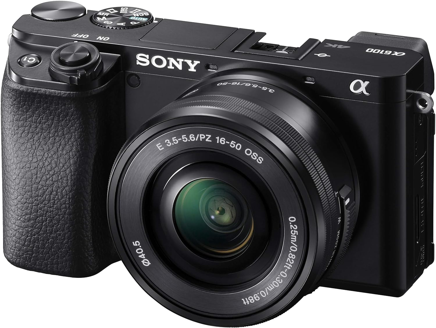 Sony Alpha ILCE 6100L 24.2 MP Mirrorless Digital SLR Camera with 16-50 mm Power Zoom Lens