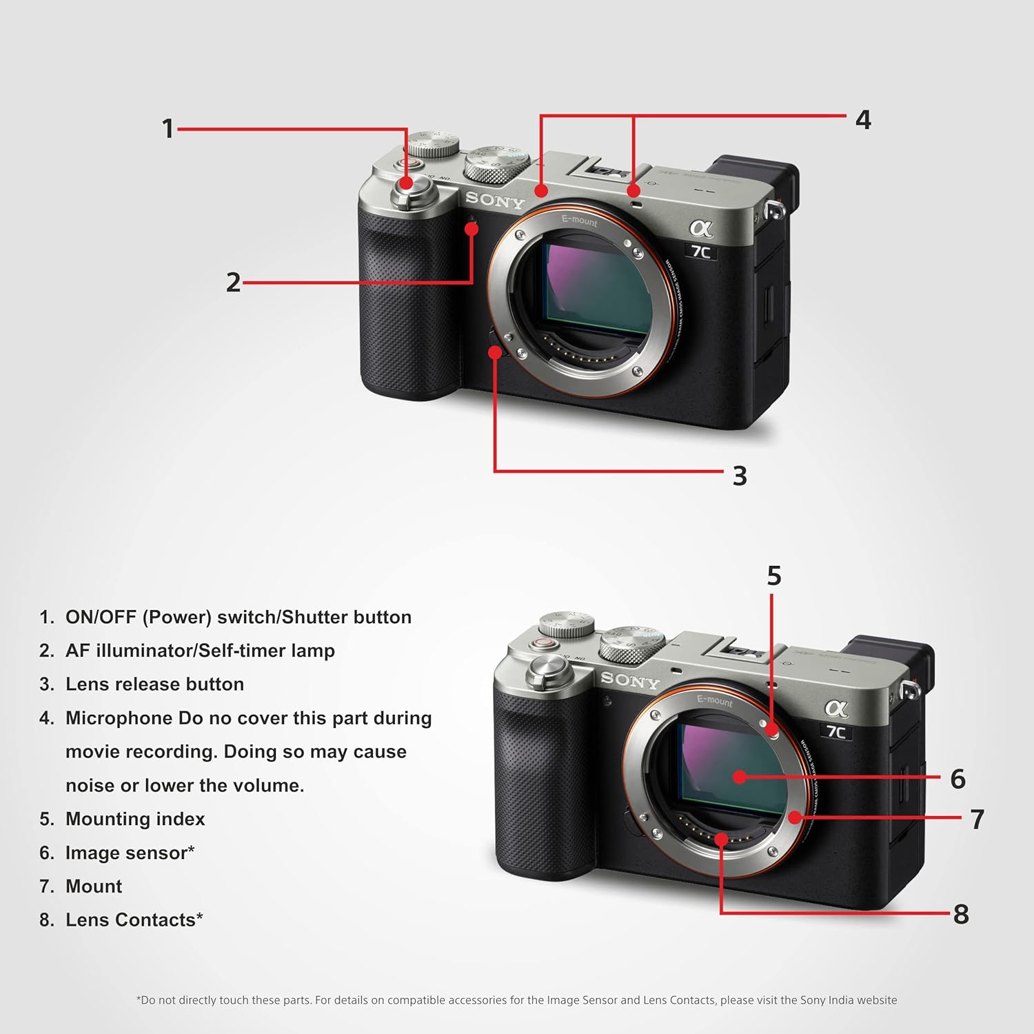 Sony Alpha Ilce-7C Compact Full Frame 64 GB Camera