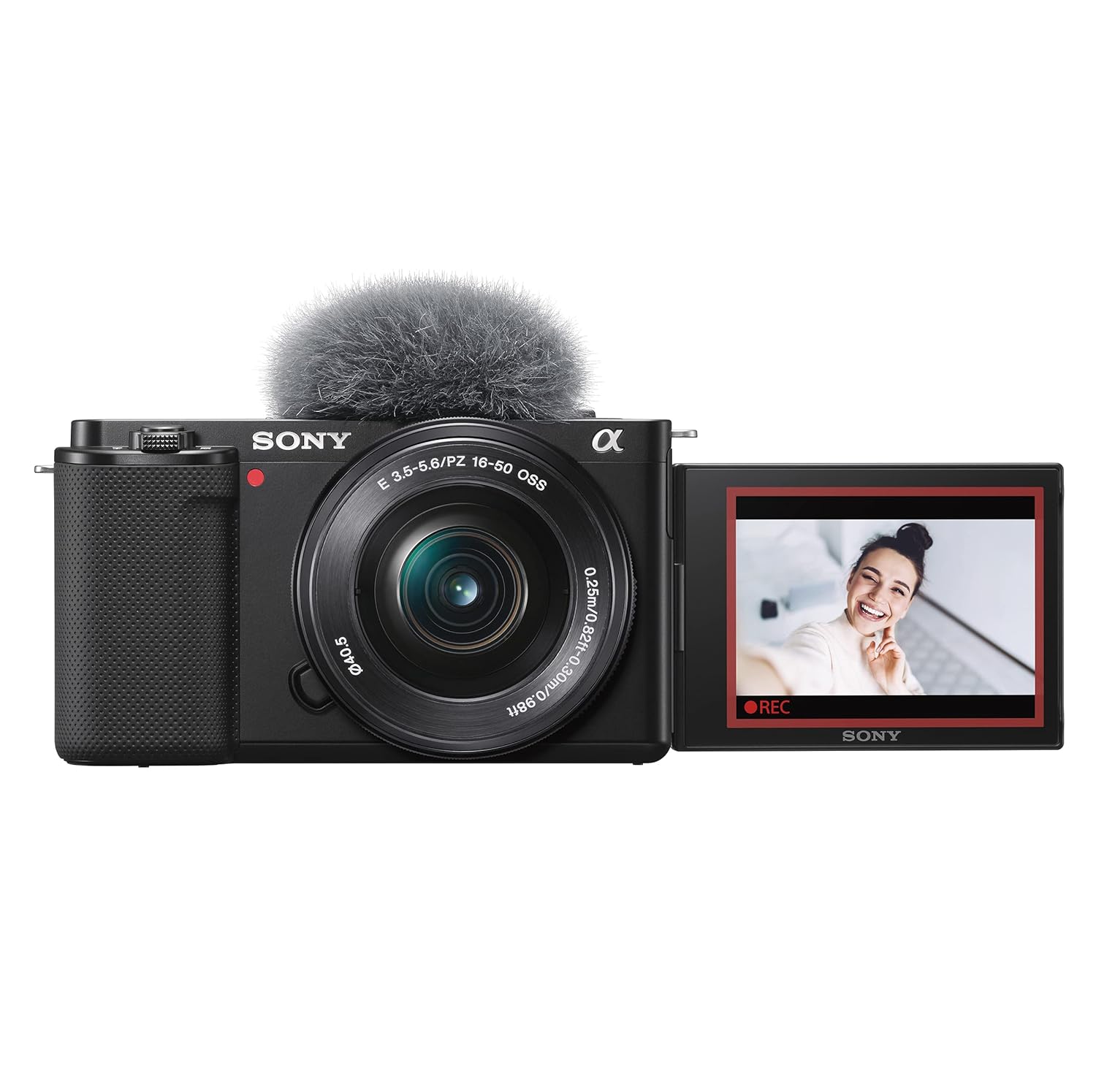 Sony Alpha ZV-E10L 24.2 Mega Pixel Interchangeable-Lens Mirrorless vlog Camera with 16-50 mm Lens, Made for Creators