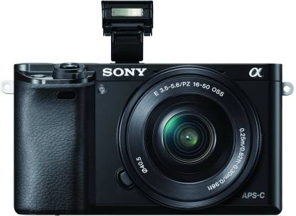 Sony Alpha ILCE 6000Y 24.3 MP Mirrorless Camera with 16-50 mm and 55-210 mm Zoom Lenses