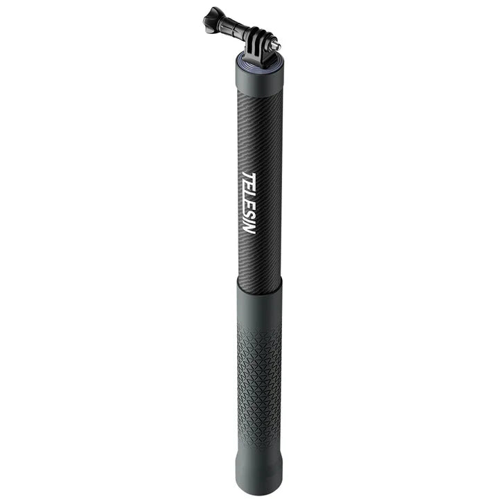 The 3rd generation 3.0 meter eccentric tube carbon fiber selfie stick with rubber handle