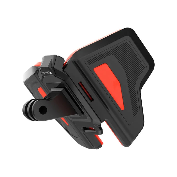 Motorcycle Helmet Chin strap mount for GoPro cameras Orange color