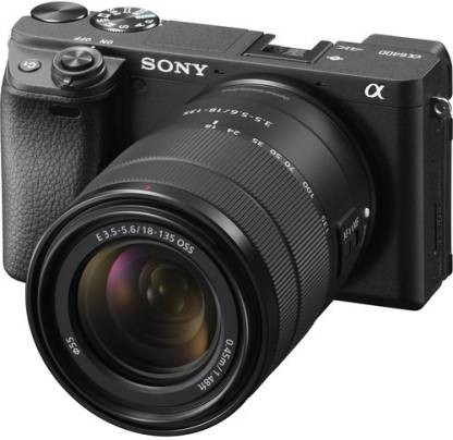 Sony Alpha ILCE-6400M 24.2MP Mirrorless Digital SLR Camera (Black) with 18-135mm Zoom Lens