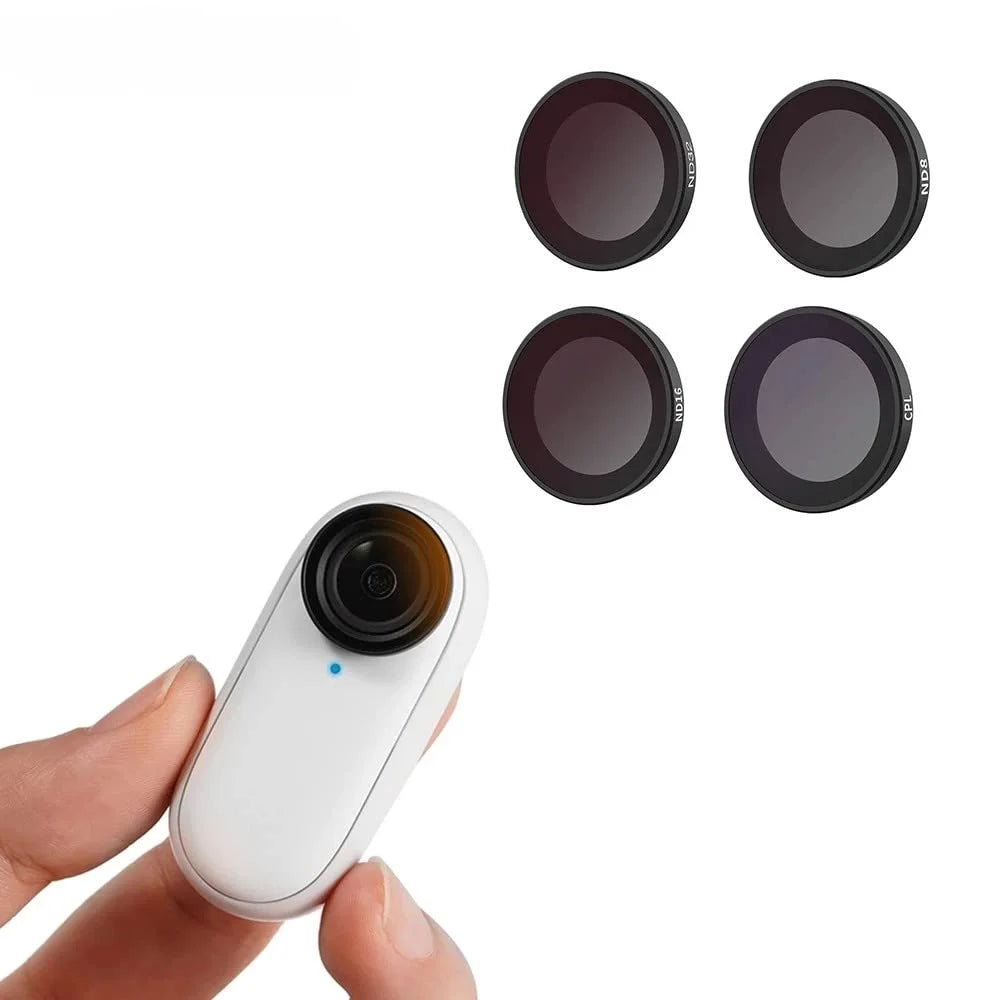 CPL ND8 ND16 ND32 4pcs Lens filter Set for for Insta360 Go 3 2 cameras