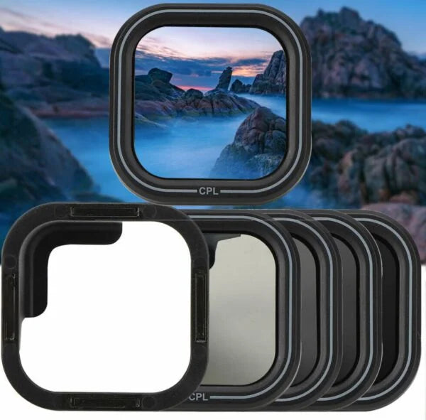 CPL ND8 ND16 ND32 4 pieces lens filter sets for GoPro Hero 8 Black