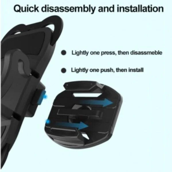 Mobile phone clip mount for 3.5 6.5 inch mobile devices